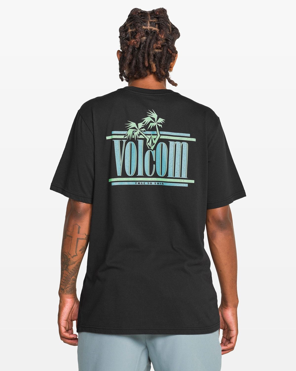 Volcom Men’s Breathe Deep Tee - Wash Blk