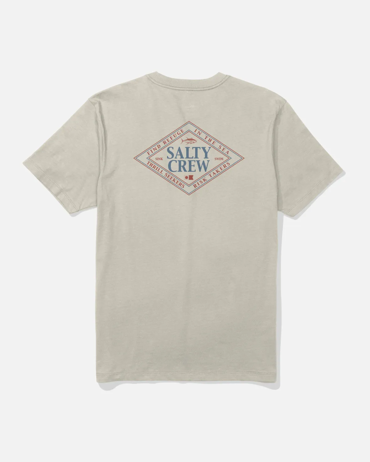 Salty Crew Men Iconic SS Tee - Bone