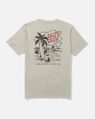 Salty Crew Men Lounge Tee - Bone