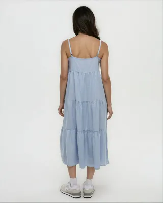 Tentree Women Hopewell Dress - Lakeside Blue