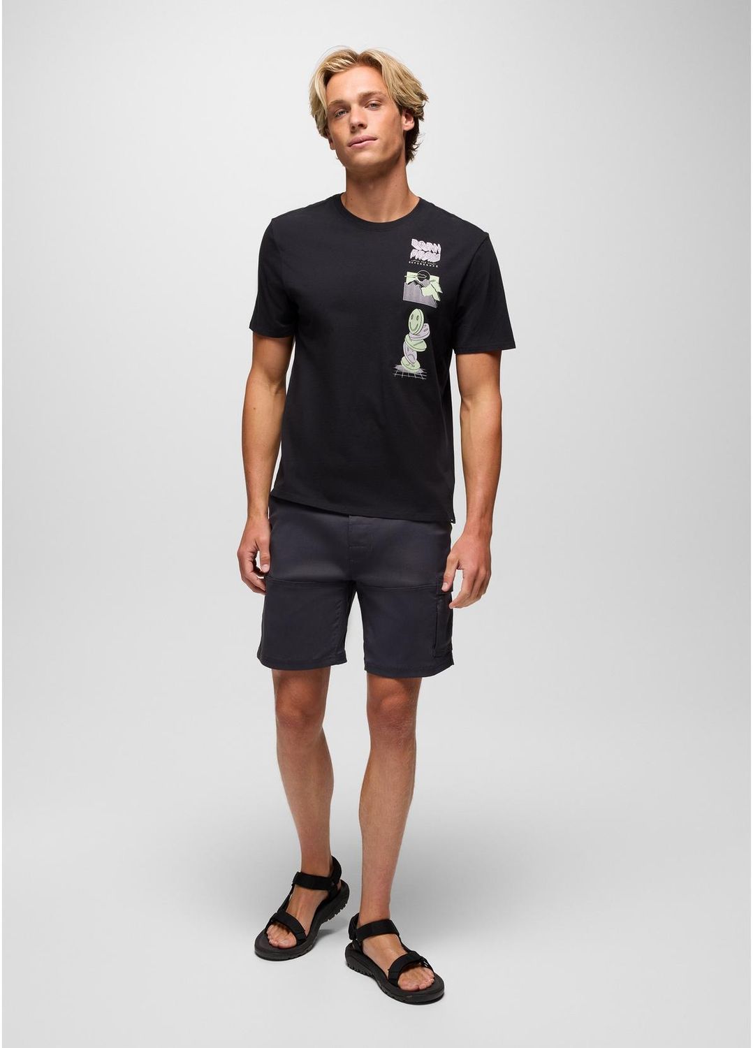 Prana Men Stretch Zion Short - Shadow