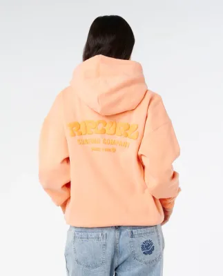 Rip Curl W Surf Puff Relaxed Hood - Papaya