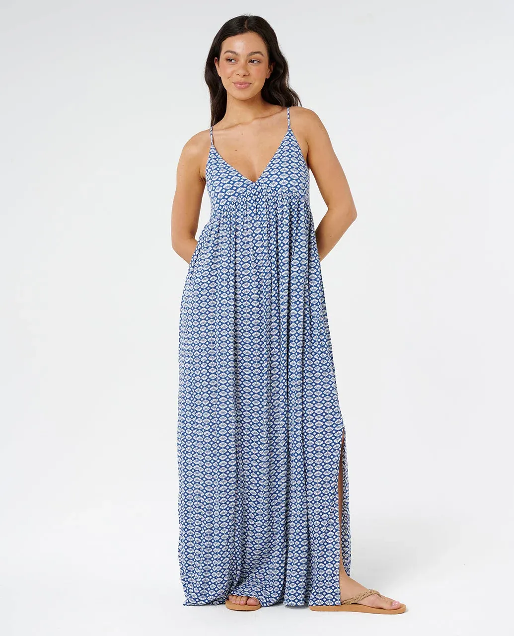 Rip Curl Party Pack Maxi Dress- Vintage Navy