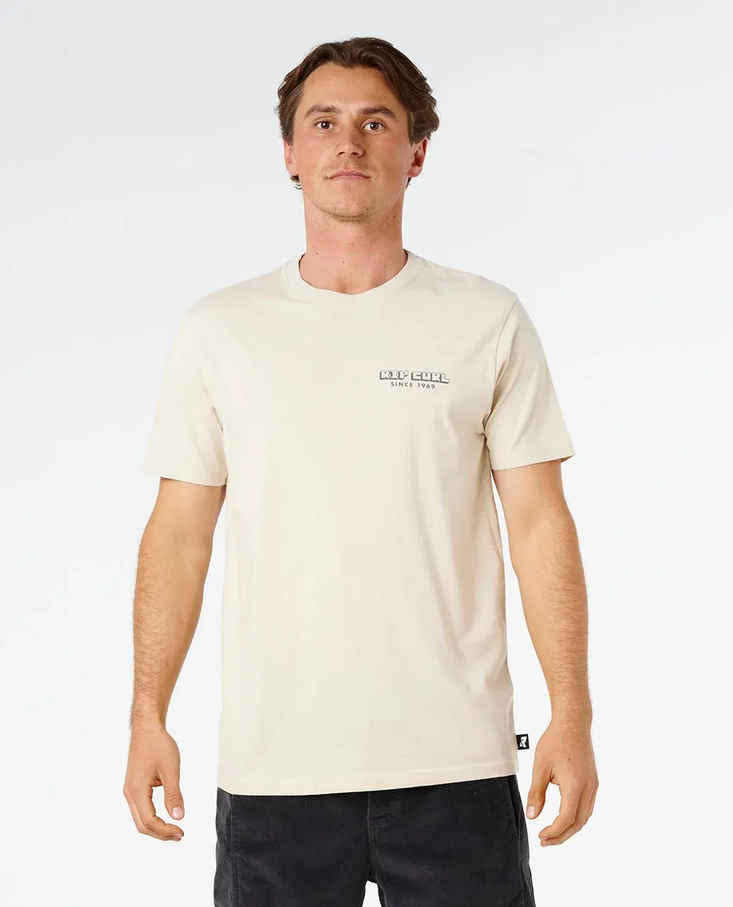 Rip Curl Men AOTS Sailboat Tee - Vintage White