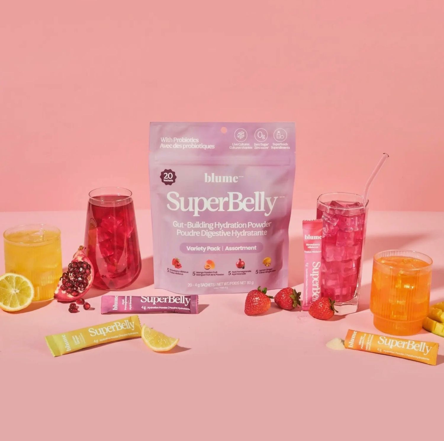 Blume Superbelly Hydration &amp; Gut Mix Variety Pack
