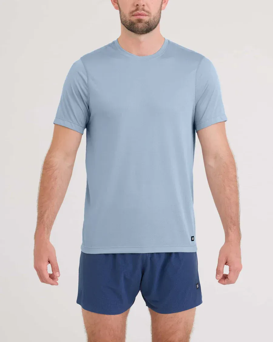 SAXX Multi-Sport Tech Tee - Blue Fog