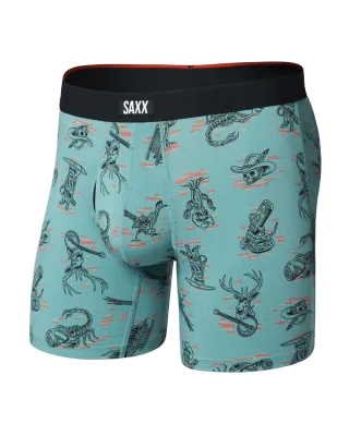 SAXX Vibe Xtra Boxer Brief - Western Weird Teal