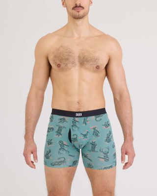 SAXX Vibe Xtra Boxer Brief - Western Weird Teal