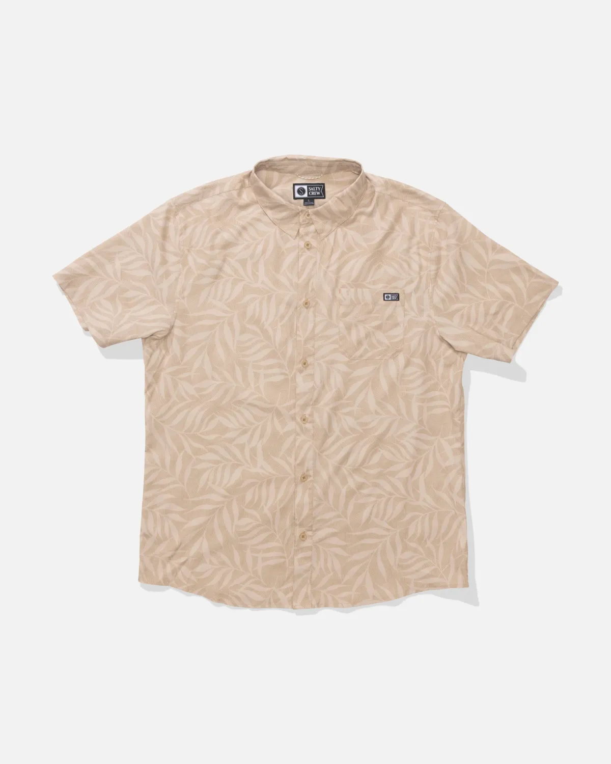 Salty Crew Breezer Perf Button Up - Khaki