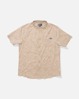 Salty Crew Breezer Perf Button Up - Khaki