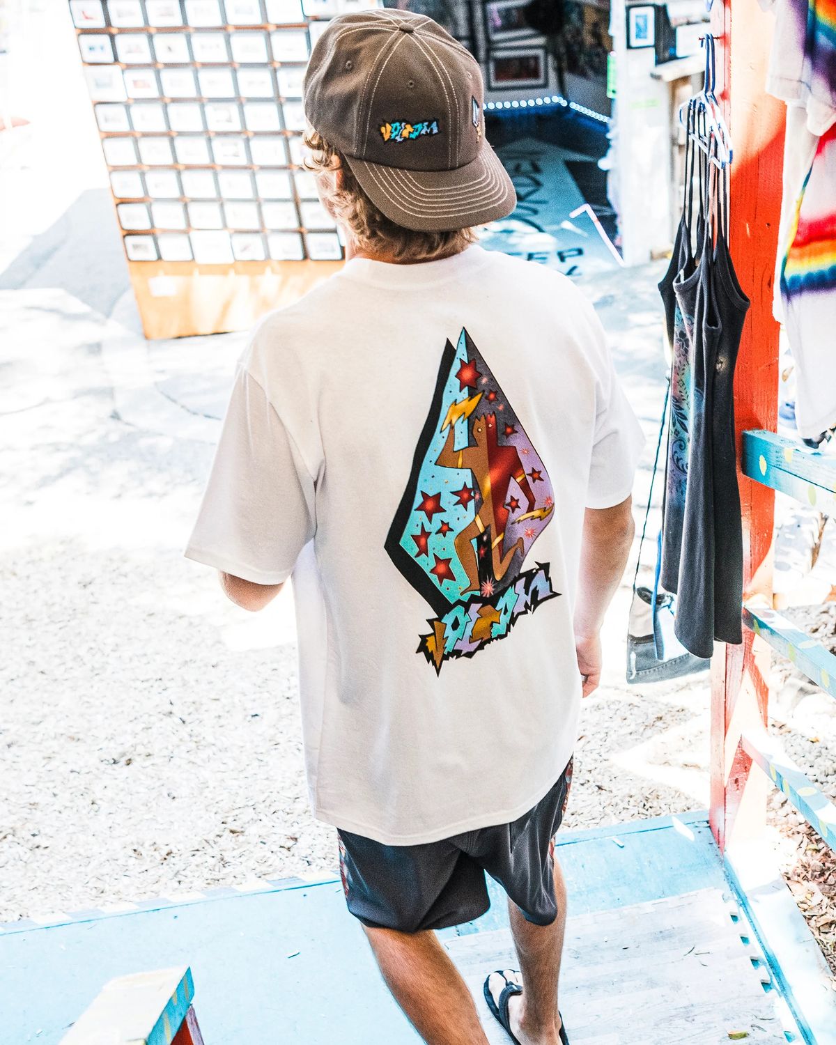 Volcom M Star Shields EXP Tee-White