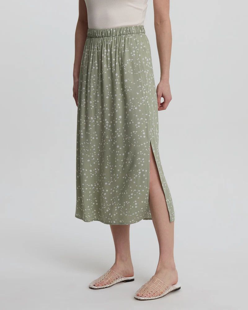 Tentree Womens Yaletown Skirt -Light Moss