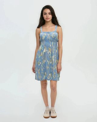 Tentree Overlook Dress - Lakeside Blue