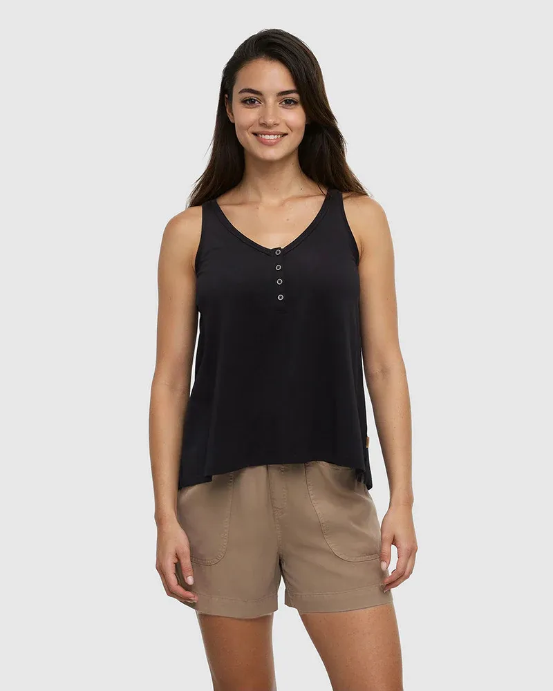 Tentree Women’s Selwyn Tank - Met Blk