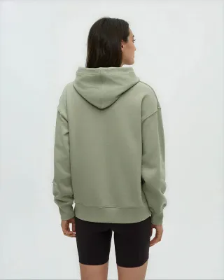 Tentree Women’s  Retro Treeline Hoodie-Light Moss