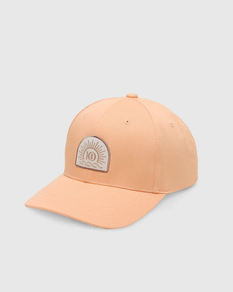 Tentree Sunrise Logo Elevation Hat - Orange Sherbet