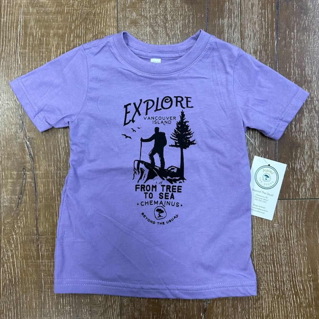 BTU Toddler Explore Tee - Lavender