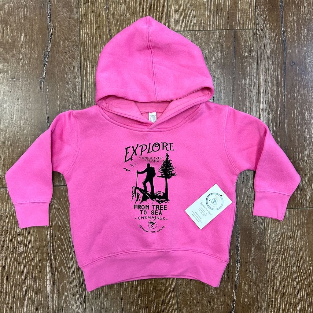 BTU Toddler Explore Hoodie - Raspberry