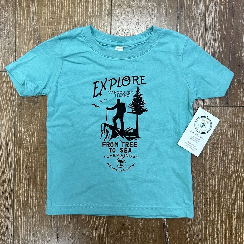 BTU Toddler Explore Tee - Saltwater