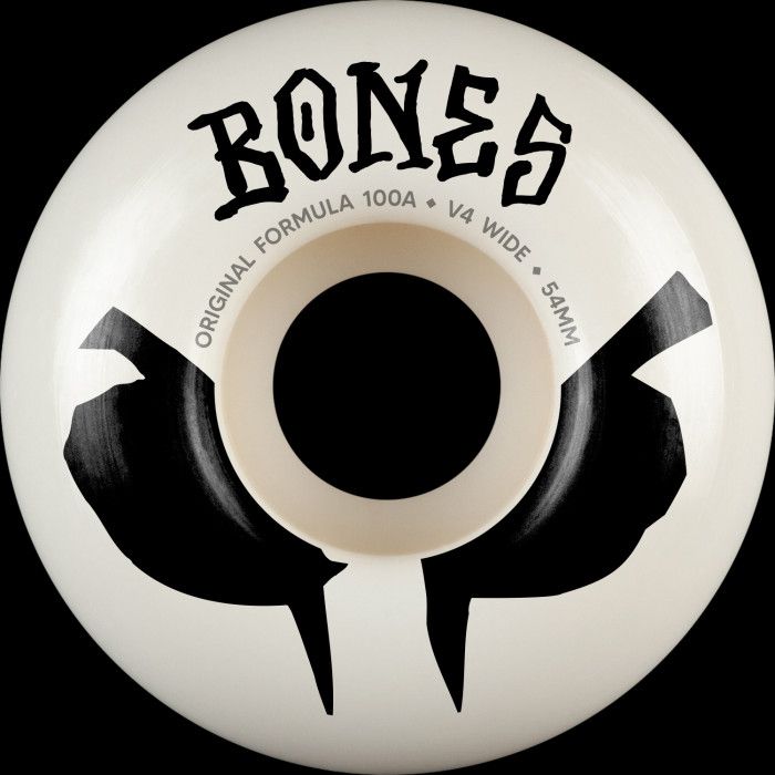 Bones Wheels - OG V4 Wides 100A - White 54mm
