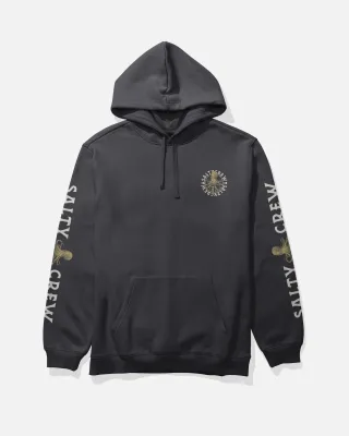 Salty Crew Mens Tentacles Hoodie Fleece - Black