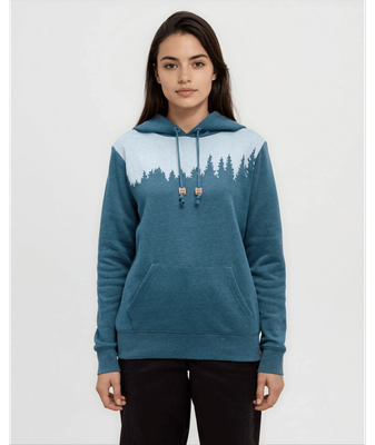 Tentree W Juniper Hoodie  - Pacific Teal