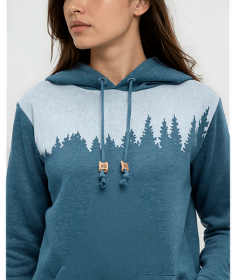 Tentree W Juniper Hoodie  - Pacific Teal