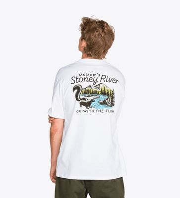 Volcom Men Stoney River Tee -  WHT