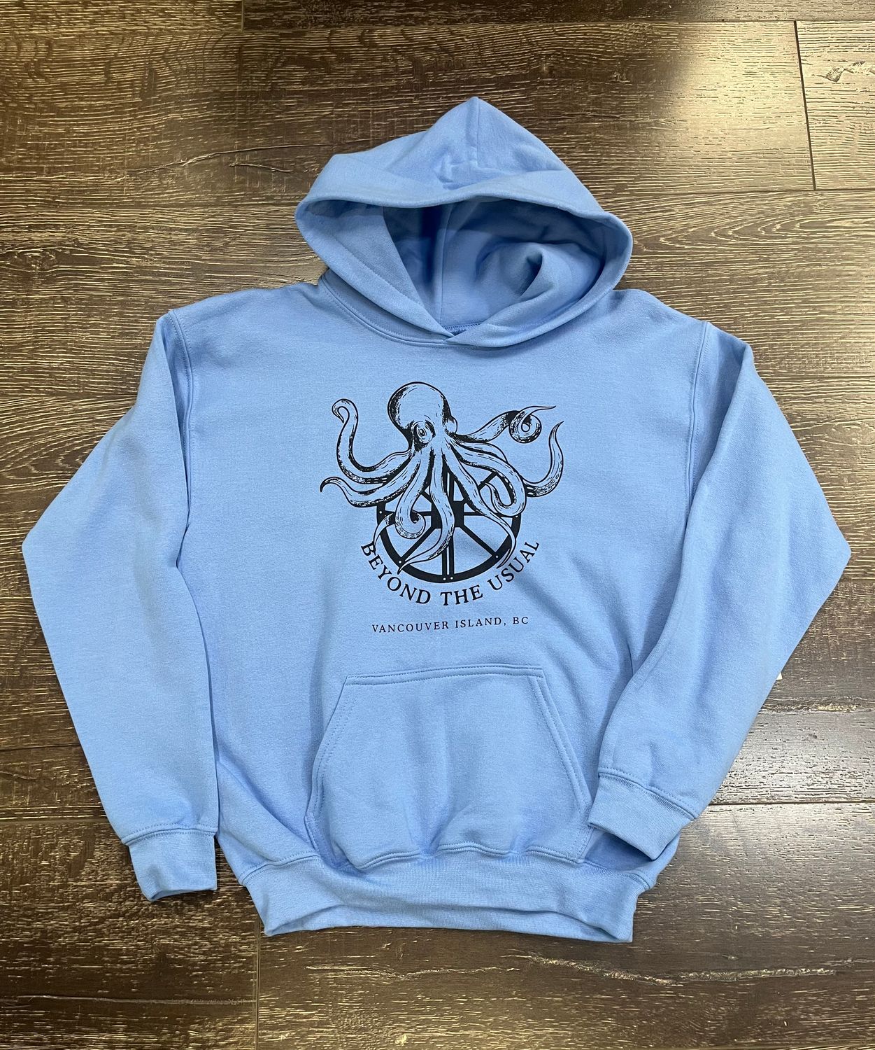 BTU Youth Octopus Hoodie - Carolina Blue