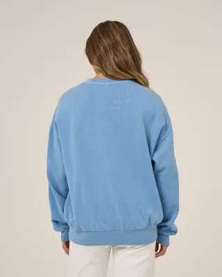 Salty Crew Women Horizon Crew - Ash Blue