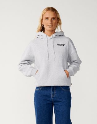 Rip Curl W Surf Puff Relaxed Hood - Grey Marle