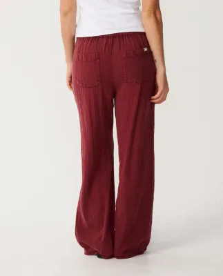 Rip Curl W Classic Surf Wide Leg Pant - Plum