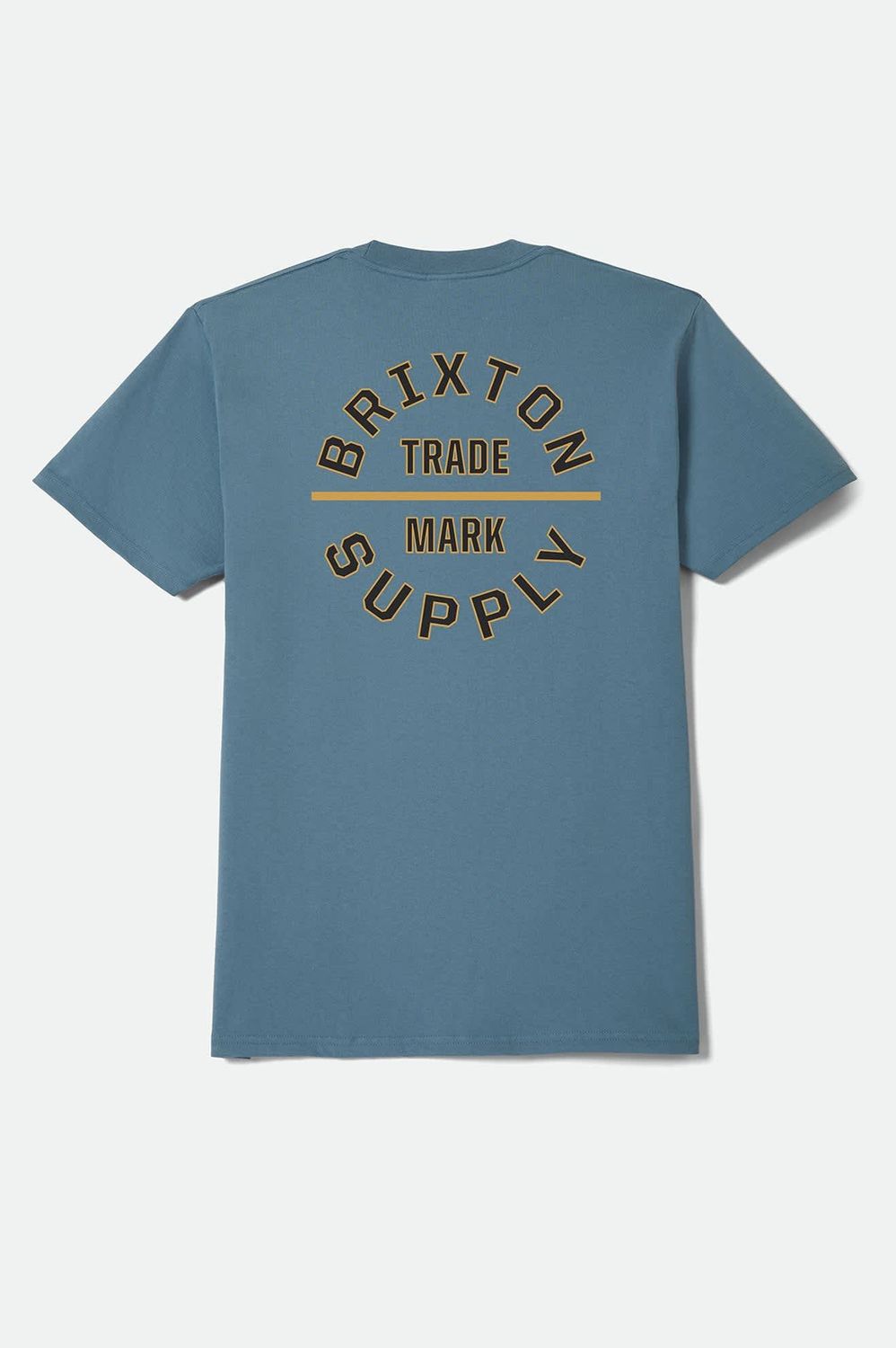 Brixton Oath V S/S Stnd Tee - HarborBlue/Sauterine