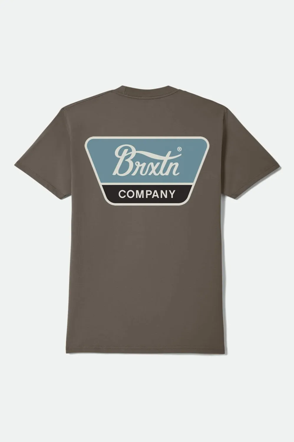 Brixton Linwood S/S Stnd Tee - Earth/White/Jade