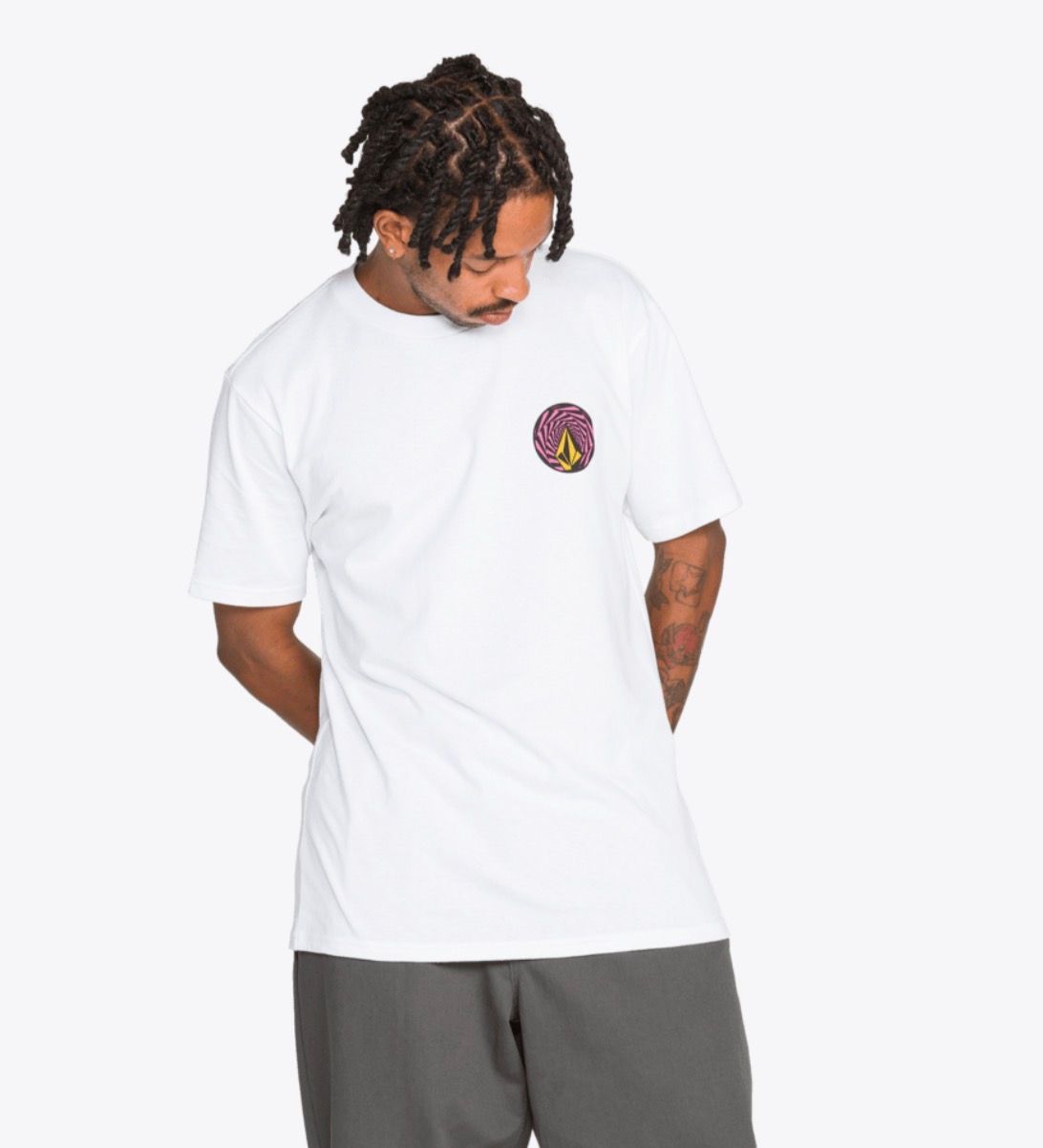 Volcom Dirty Works SS Tee - White