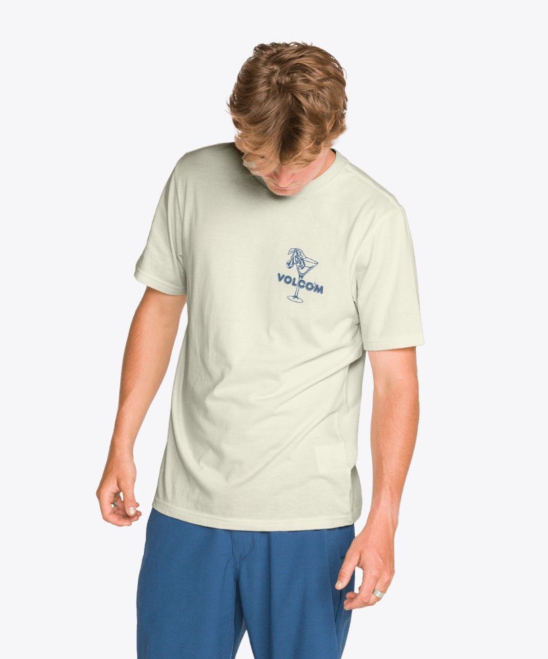 Volcom Men Dive Bar SS Tee - OFH Off White Heather