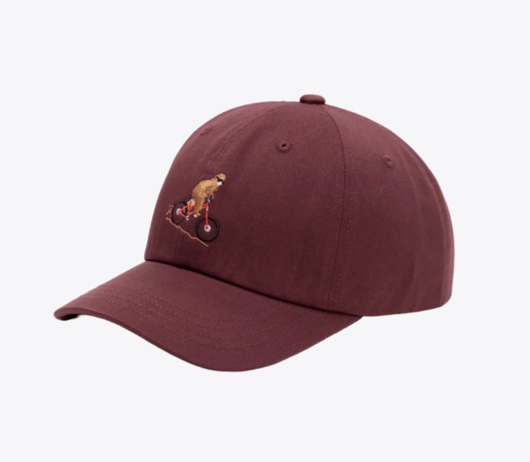 Tentree Sasquatch Peak Hat - Red Chestnut/Mountain Bike