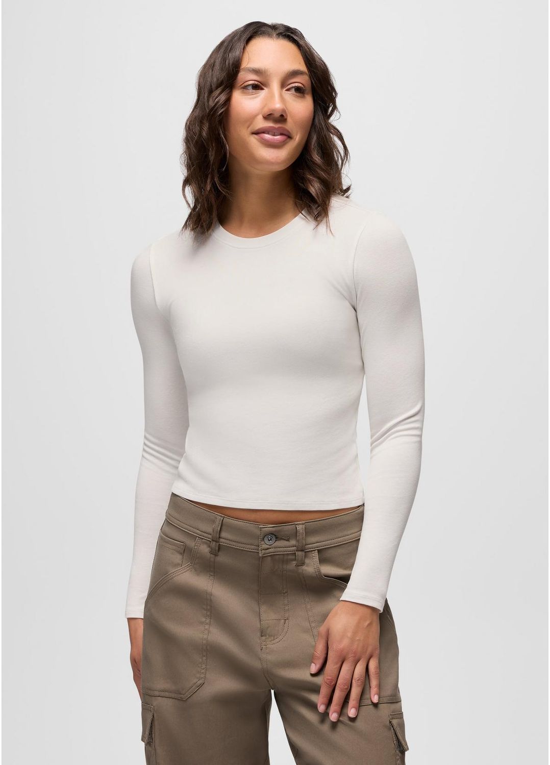 Prana Women Lotus Long Sleeve - Soft White
