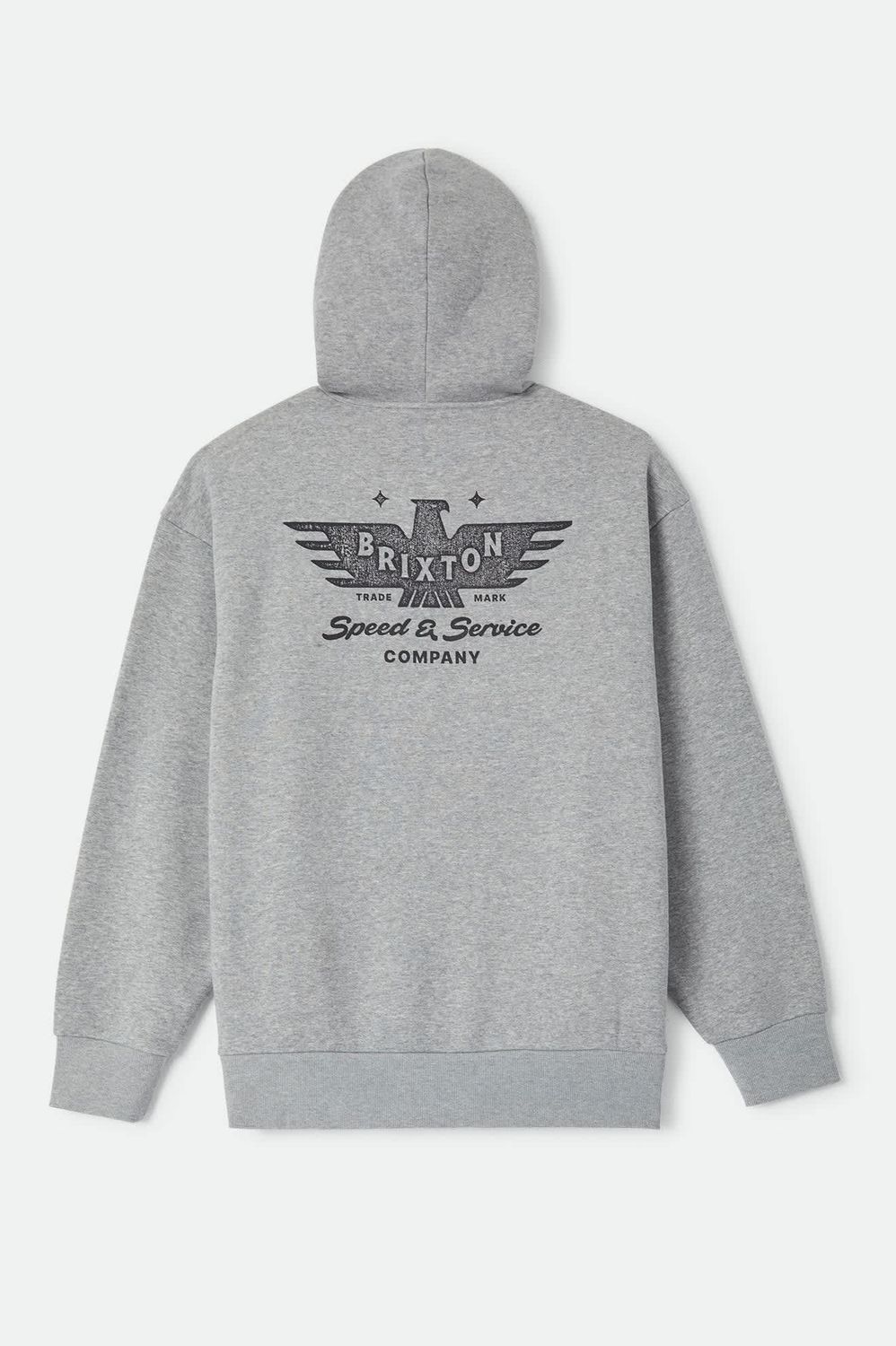 Brixton Ewing Hood- Htr Grey
