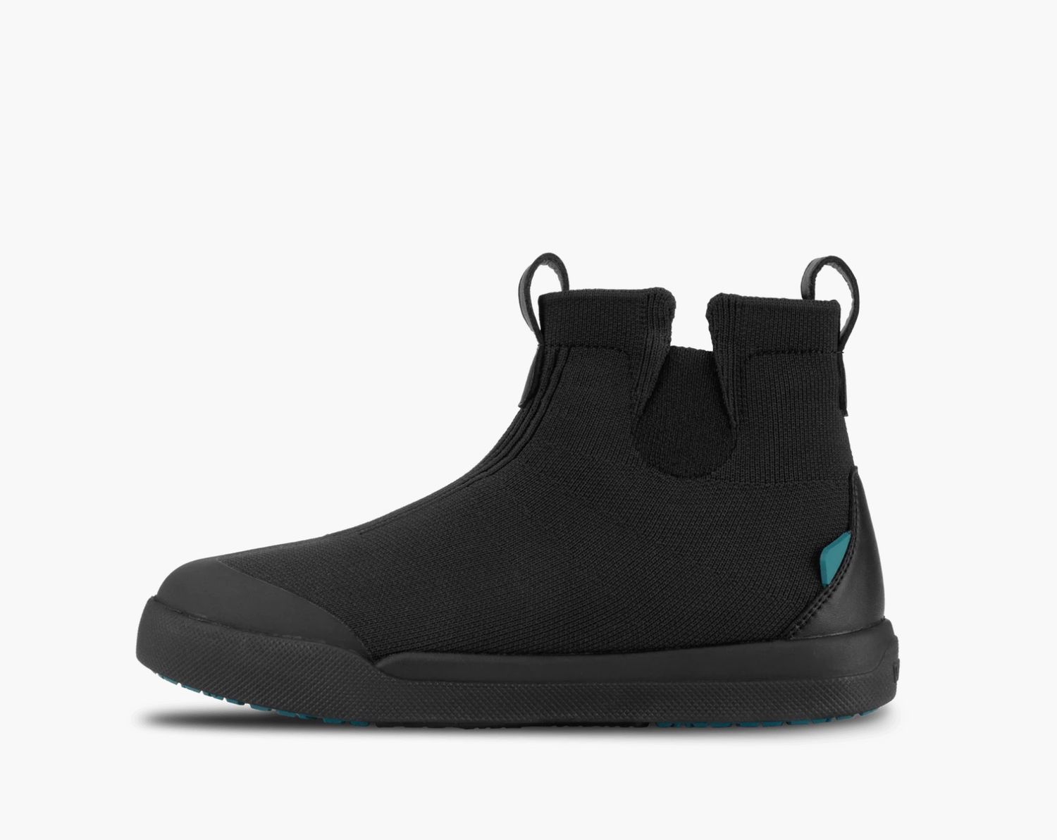 Vessi Kids Classic Chelsea - Asphalt Black on Black