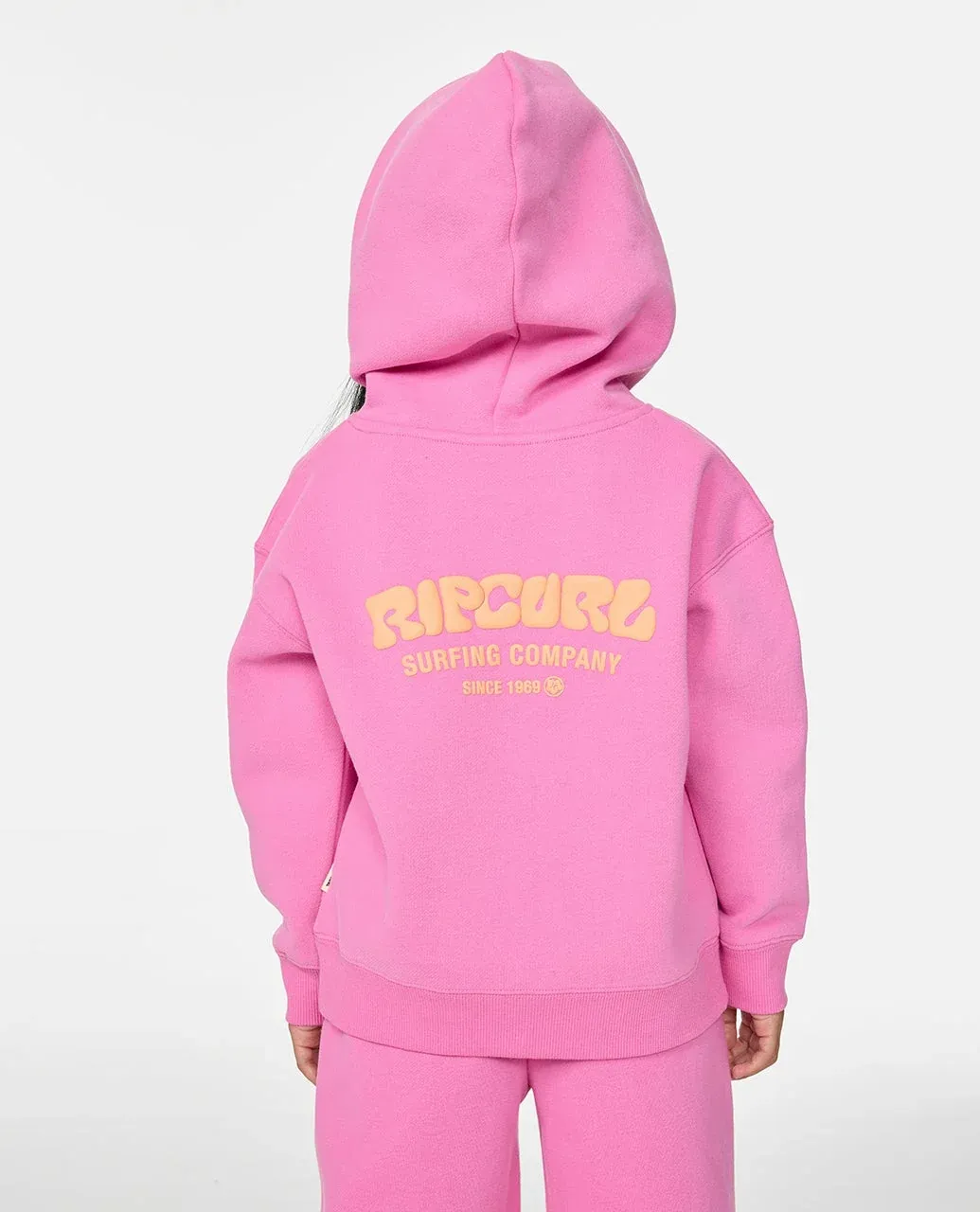 Rip Curl Girl Surf Puff Hood - Super Pink