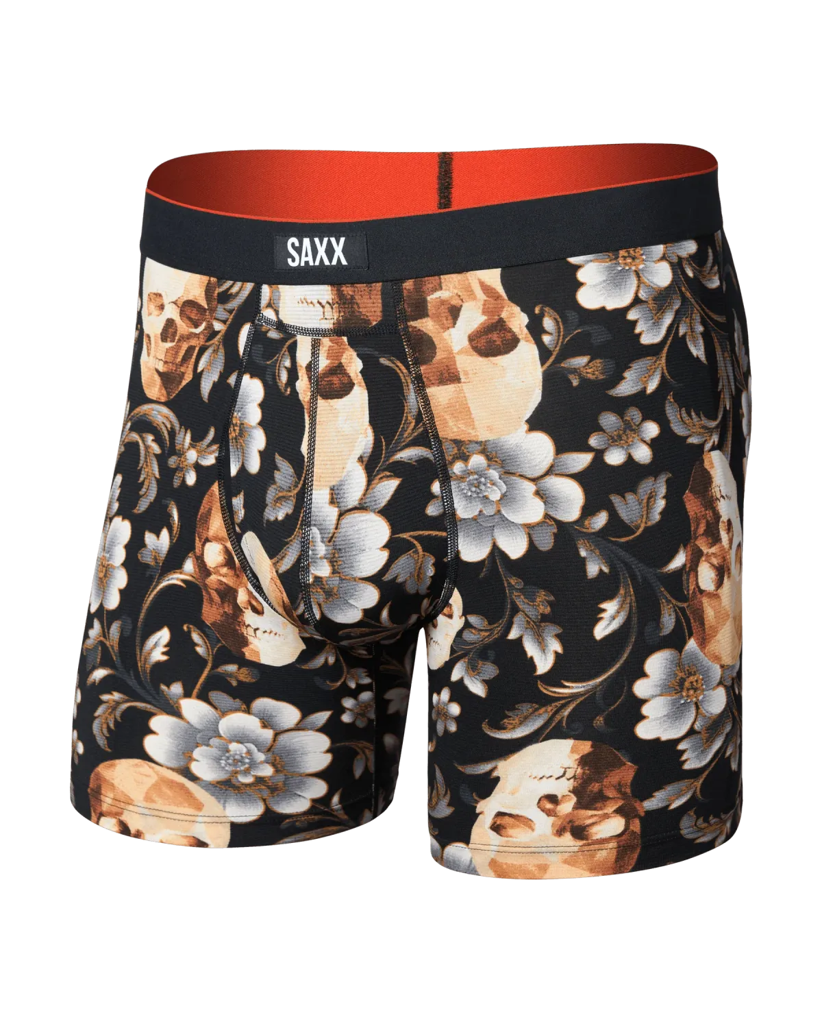 SAXX Multi-Sport Mesh Boxer - Gold Skull Black