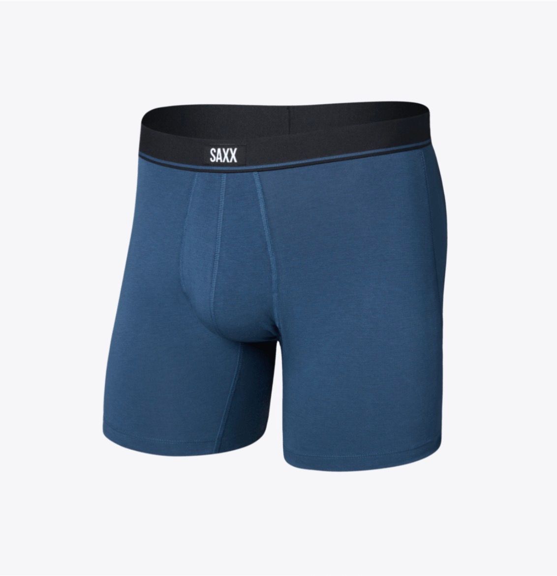 SAXX Essential Cotton Boxer Brief - Dark Denim