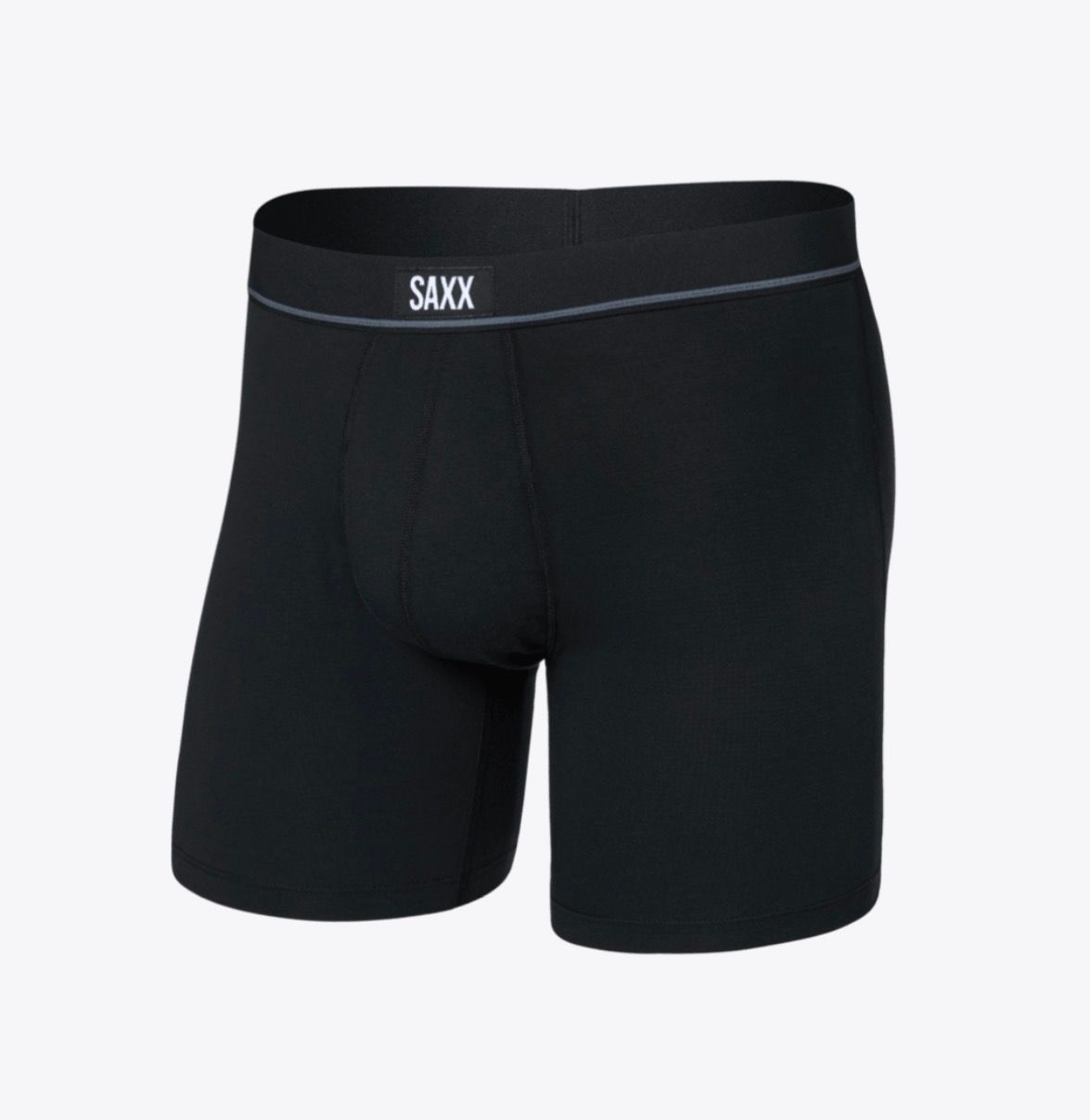 SAXX Essential Cotton Boxer Brief - Black