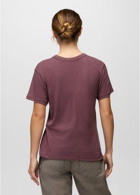 Prana Women Cozy Up SS Crew Tee - Newberry
