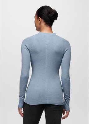 Prana W Touchstone Henley - Glacier Skies