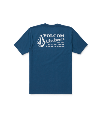 Volcom Men's Workwear SS Tee - Lt Navy