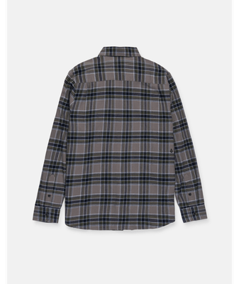 Volcom Men's Caden Plaid LS - PEW
