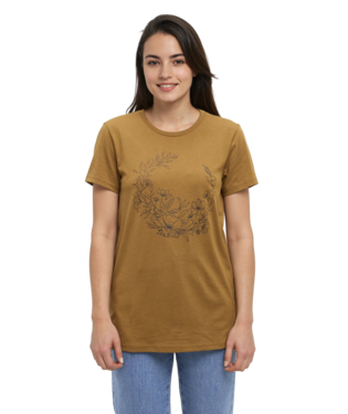 Tentree W Evergreen Floral Tee - Cider