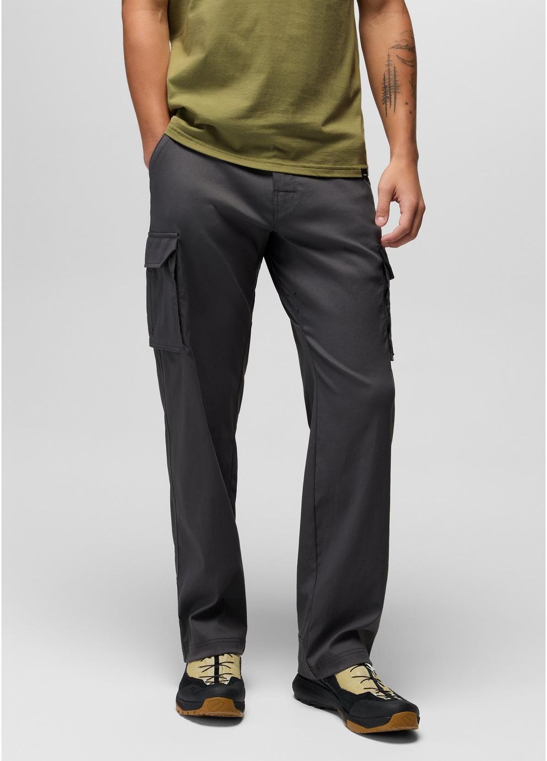 Prana Men Stretch Zion Cargo Relaxed - Shadow